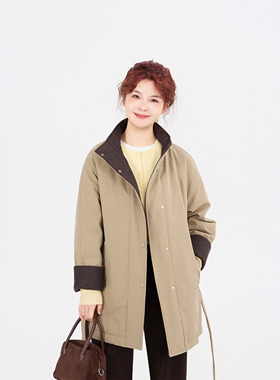 REST HEART 2025冬季新品 立领鸭绒夹克羽绒服