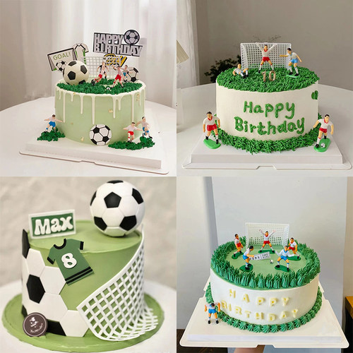 世界杯场景足球小子1套蛋糕装饰