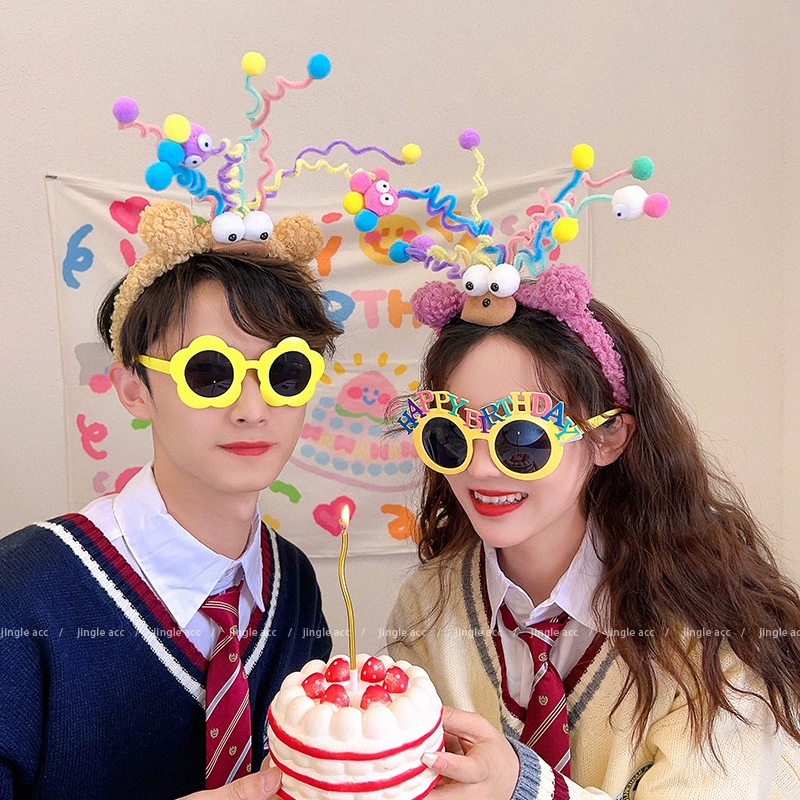 可爱生日头箍搞怪派对party头箍