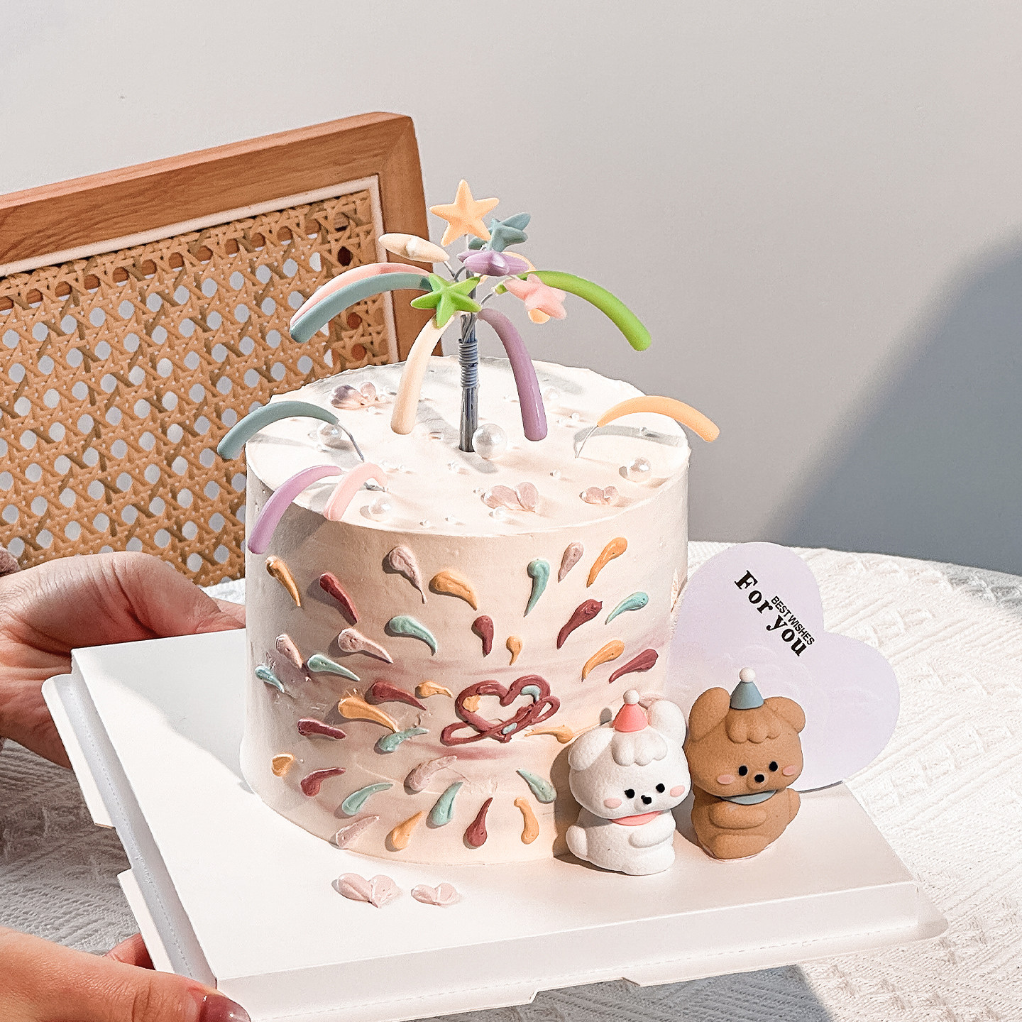 2.14情人节可爱修狗蛋糕装饰摆件情侣告白爱心卡片唯美礼花装扮,节庆用品/礼品,节日装扮用品,淘宝优惠券,粉丝福利购,淘宝优惠卷