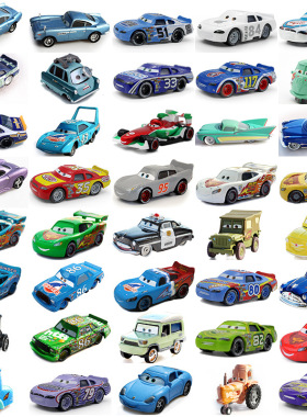 新品上架赛车汽车总动员合集车王路霸儿童益智早教玩具合金小汽车