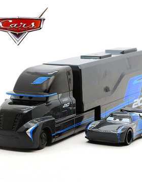 汽车总动员黑风暴杰克逊酷姐货柜车套装合金车模型玩具卡车摆件