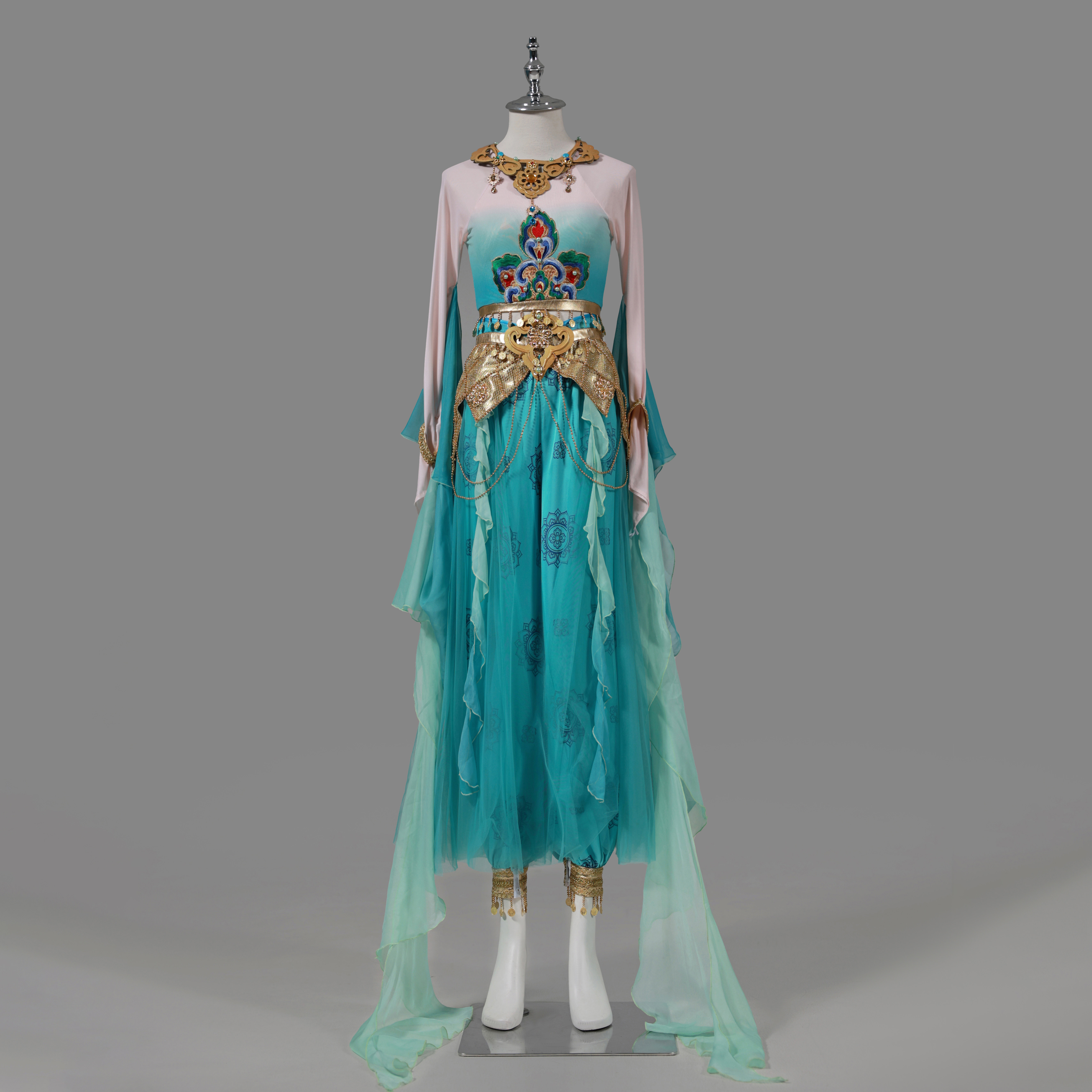 甘肃敦煌飞天古典定制剧目舞蹈服图片