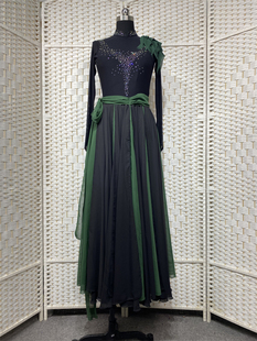 敕勒歌李美静同款蒙古舞蹈演出服女蒙族艺考大裙摆表演考级服定制