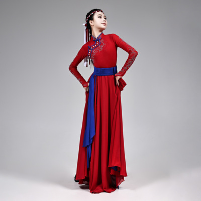 少数民族舞蹈表演艺考练习舞蹈服