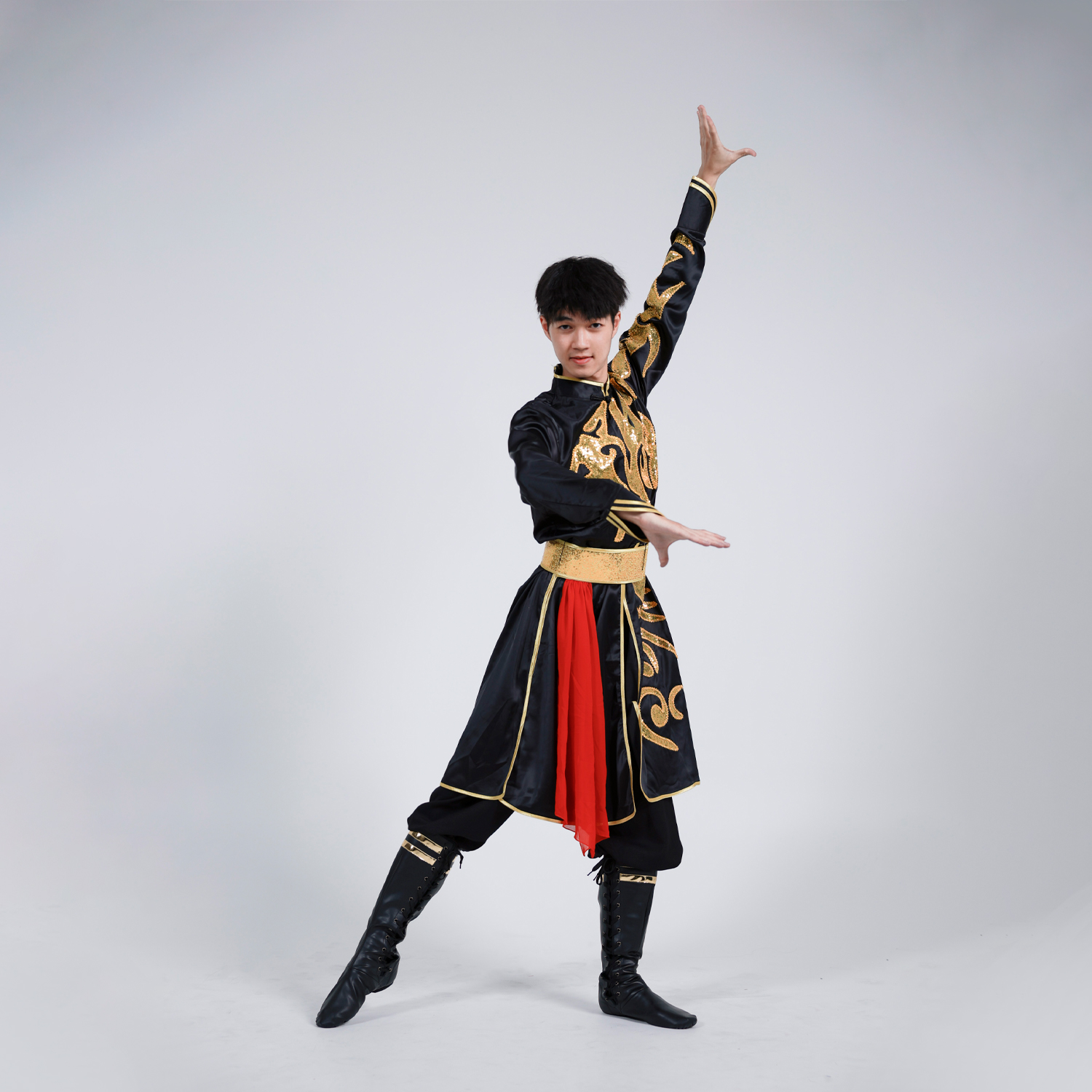 蒙古族男定制演出民族风表演服饰