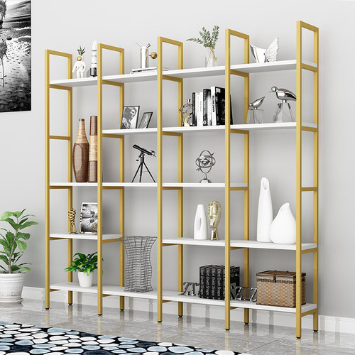 化妆品置物架多层落地花店展示架