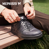 马飞仕图进口男士 运动休闲鞋 潮真皮板鞋 MEPHISTO 百搭 VITO