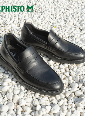 MEPHISTO/马飞仕图全新系列轻便透气一脚蹬乐福鞋休闲皮鞋 ETHAN