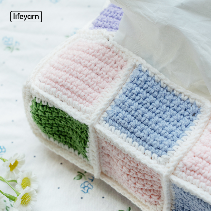 可可格子DIY编织材料包