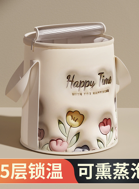 家用可折叠泡脚袋加高过小腿过膝深桶泡脚桶洗脚盆便携式足浴好物