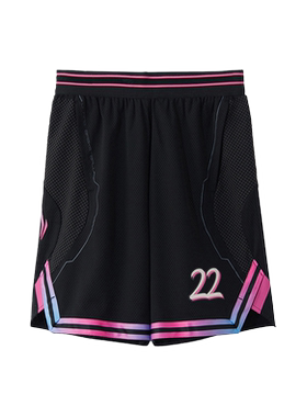 李宁正品新款男子运动休闲时尚通勤时尚透气短裤AAPR385