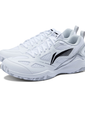 李宁正品疾风LITE男女同款柔软透气防滑耐磨羽毛球训练鞋AYTU025