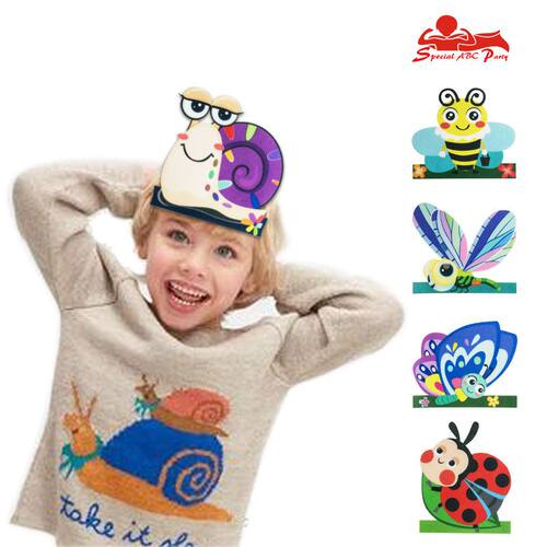 小蚂蚁头饰儿童表演蜜蜂甲壳虫