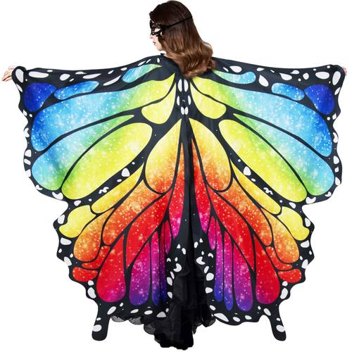 成人蝴蝶翅膀万圣节拍照走秀