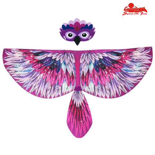 头饰鹦鹉女孩走秀装扮老鹰翅膀