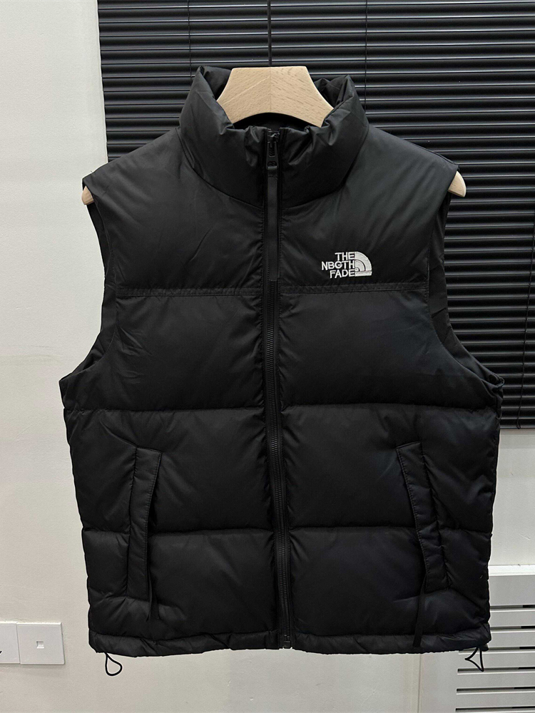 2025秋冬新款男士外套潮牌白鸭绒马甲保暖羽绒服刺绣休闲背心坎肩