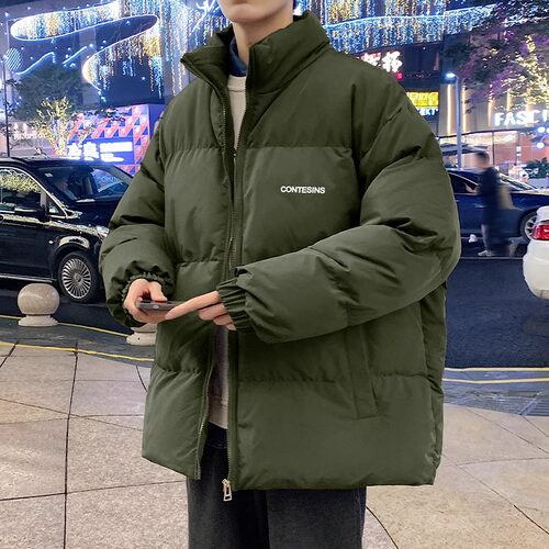 2023秋冬季新款羽绒棉服男宽松大码男装棉衣外套棉袄子面包服情侣