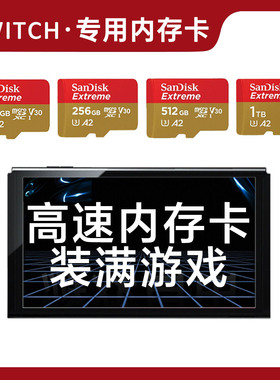 Switch内存卡专拍 闪迪（Sandisk） 128G 256G 512G 1T