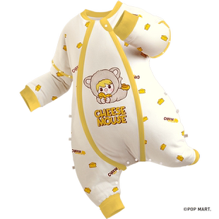 ibaby泡泡玛特恒温儿童睡袋婴儿纱布睡衣男女童宝宝防踢被冬四季