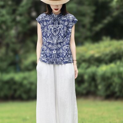 2025春夏新款中国风青花