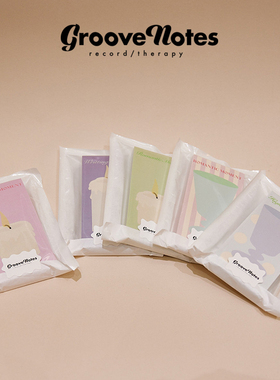 节奏笔记GrooveNotes手帐心情便签纸系列70*140mm可撕无粘 120g