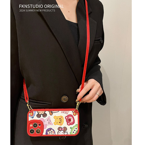 vivoy52s新年款斜挎手机壳