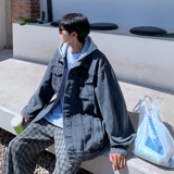 2025秋季美式复古水洗印花牛仔夹克夹克男JK546-P85108，男装夹克，星座912-1（原星座914-5）