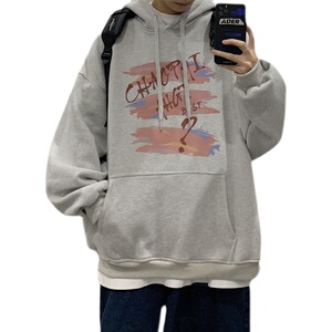 春秋季新款男女学生港风印花卫衣男VE001-P4058图片
