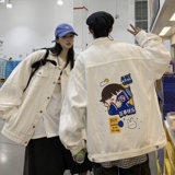 2025秋季新款港风牛仔夹克男大码男装情侣上衣JK545-P6588，男装夹克，星座912-1（原星座914-5）