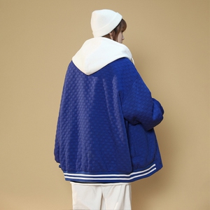 2025秋季港风中性风高品质刺绣假两件棒球服JK272-P105138图片