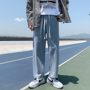 2022港风春季水洗做旧牛仔裤男NG012-P40图片