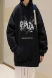 春秋季个性烟雾印花卫衣男情侣学生港风卫衣VE007-P4058，男装卫衣，星座912-1（原星座914-5）