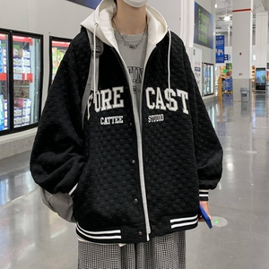2025秋季新款港风情侣高品质假两件刺绣棒球服JK272-P105138图片