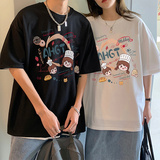 2025夏季新款印花大码情侣学生短袖男女TX009-P2538，男装T恤，星座912-1（原星座914-5）