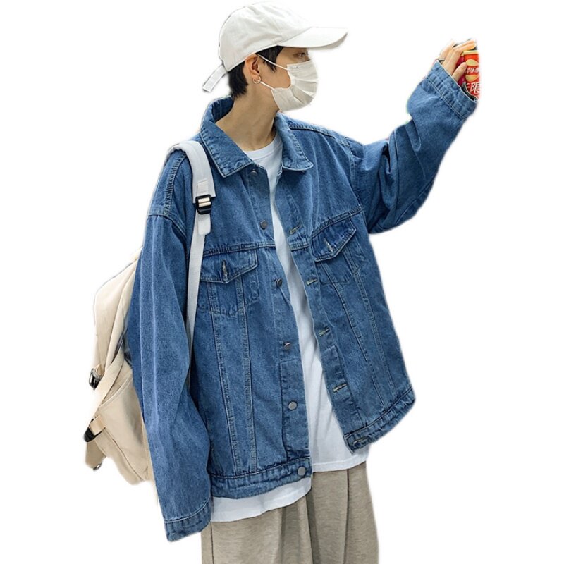 2025春季新款港风情侣牛仔印花夹克外套男JK504-P65,男装夹克,星座912-1（原星座914-5）