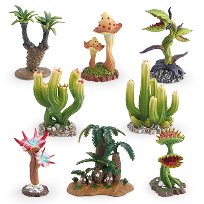 仿真植物模型捕蝇花毒蘑菇孢针花