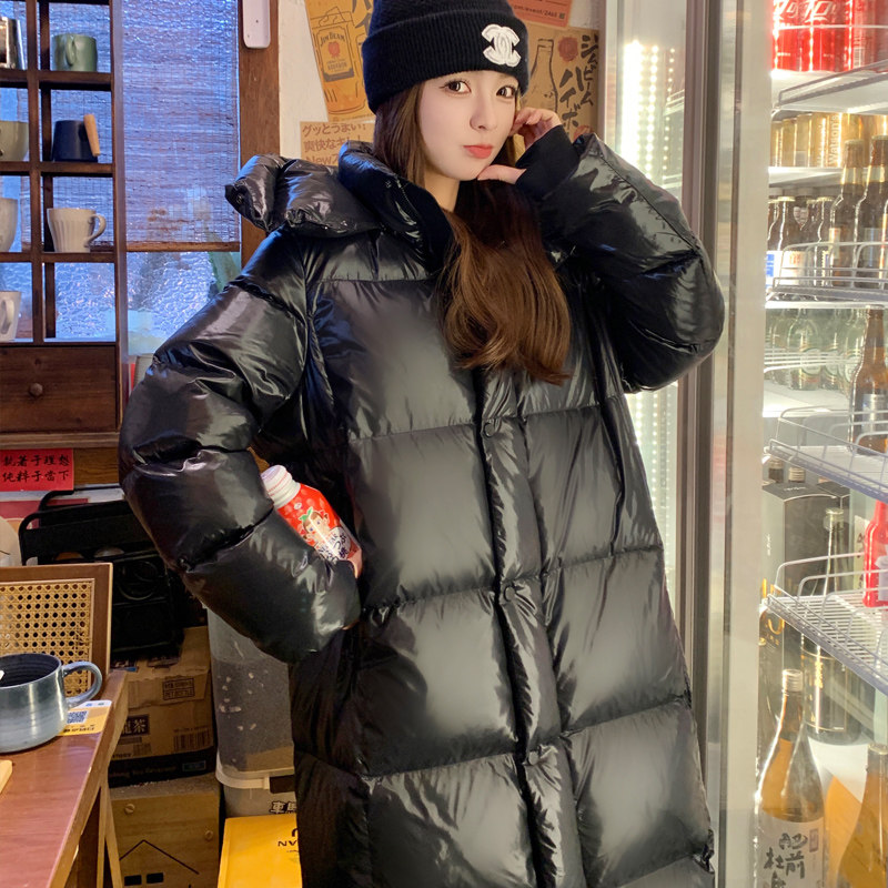 黑钻90白鸭绒长款黑金羽绒服213A-2850-P340K498,女装羽绒服,浙宝213A
