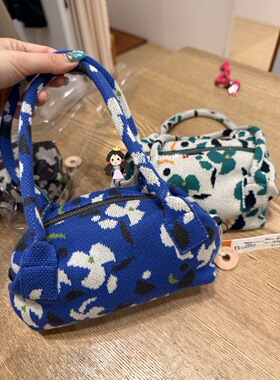 日本购 nume 手提针织小包 日本制