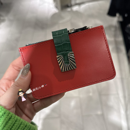 日本购直邮 TOGA PULLA 古田泰子 卡包钱包 24秋冬 拼色拉链