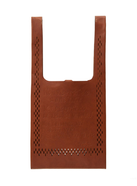 日本代购直邮 genten 新款牛皮打孔托特包 小号