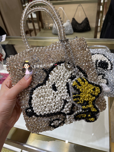 日本代购直邮 三越限定史努比联名 Anteprima安蒂佩玛 迷你编织