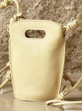 日本代购直邮 genten斜挎单肩包 手机包 羊皮