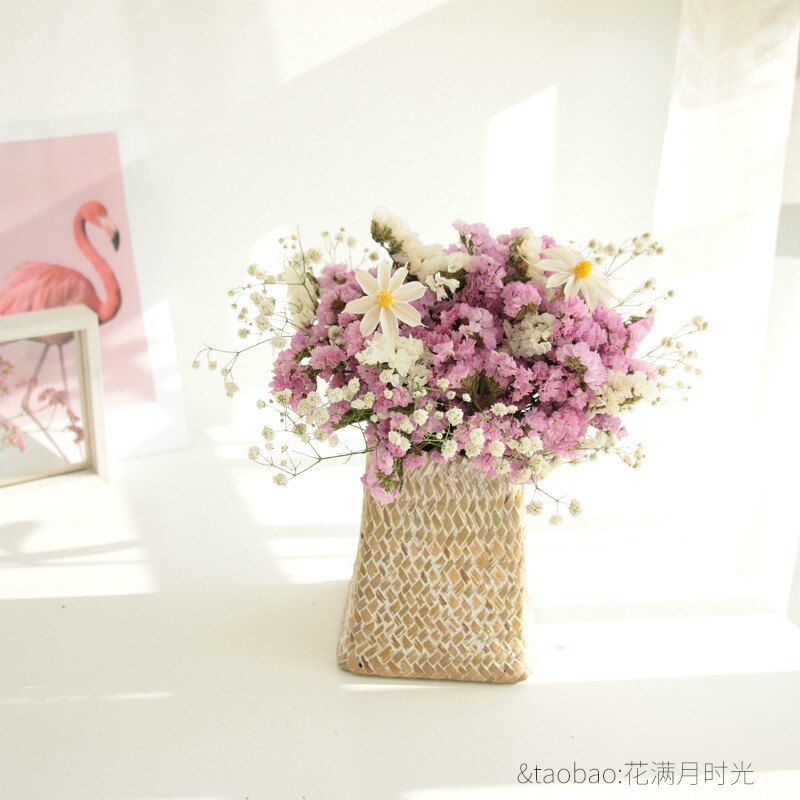 云南鲜花风干混搭餐桌干花束摆件图片