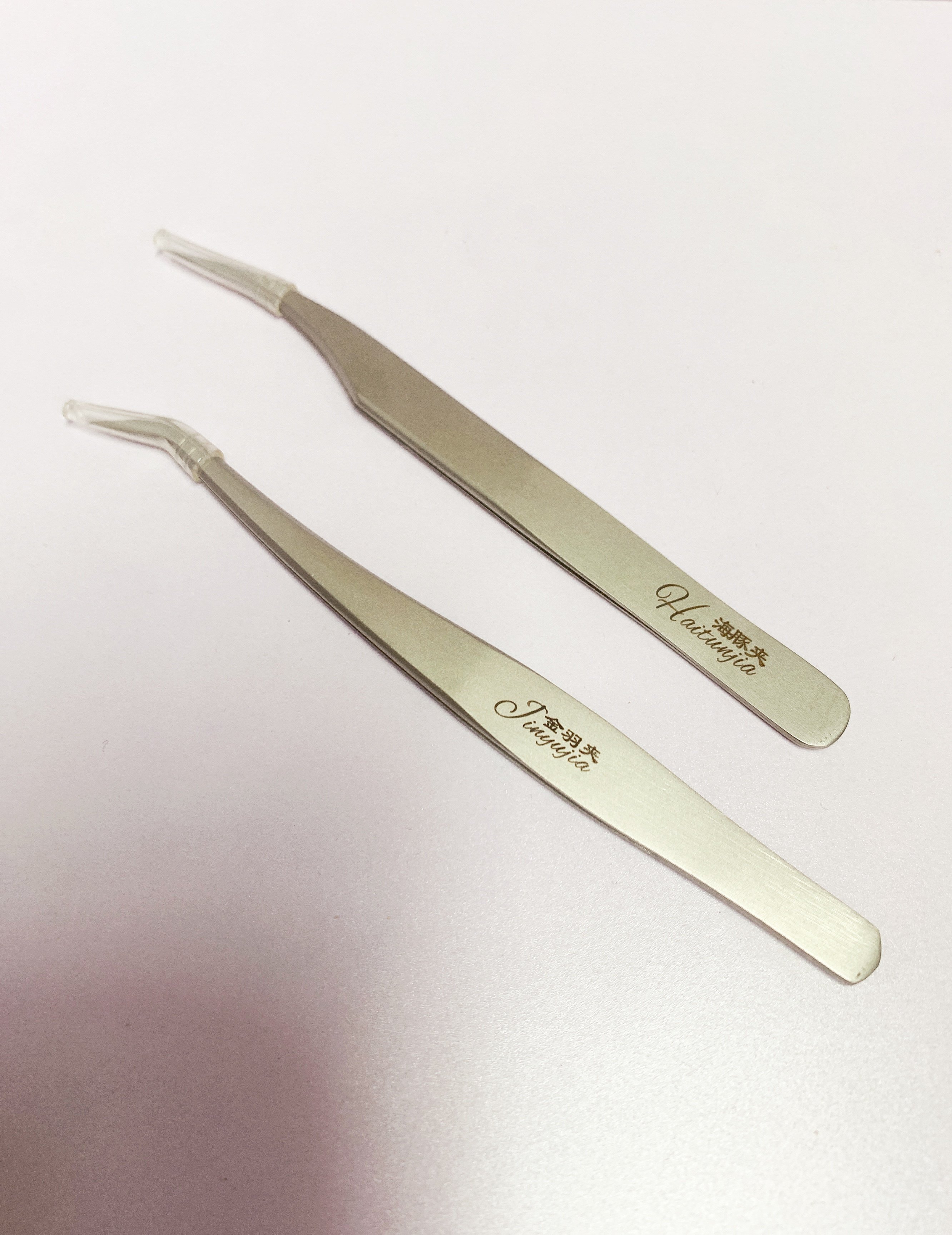 手工镊子不锈钢尖头弯头圆头荷花莲叶 调线编绳工具包邮