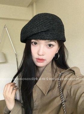 【复古英伦立体贝雷帽】2026新款百搭显脸小休闲女款个性法式