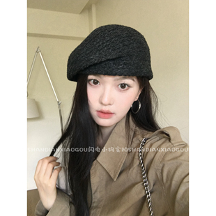 【复古英伦立体贝雷帽】2026新款百搭显脸小休闲女款个性法式