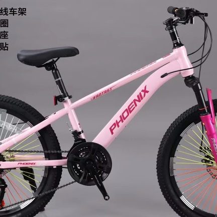 凤凰儿童自行车6-8-10-12岁中大童男女孩20寸22寸碟刹车变速车