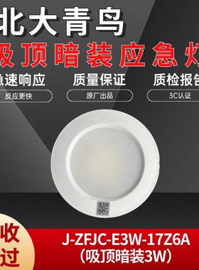 北大青鸟吸顶暗装应急灯指示牌指示灯J-ZFJC-E3W-17Z6A