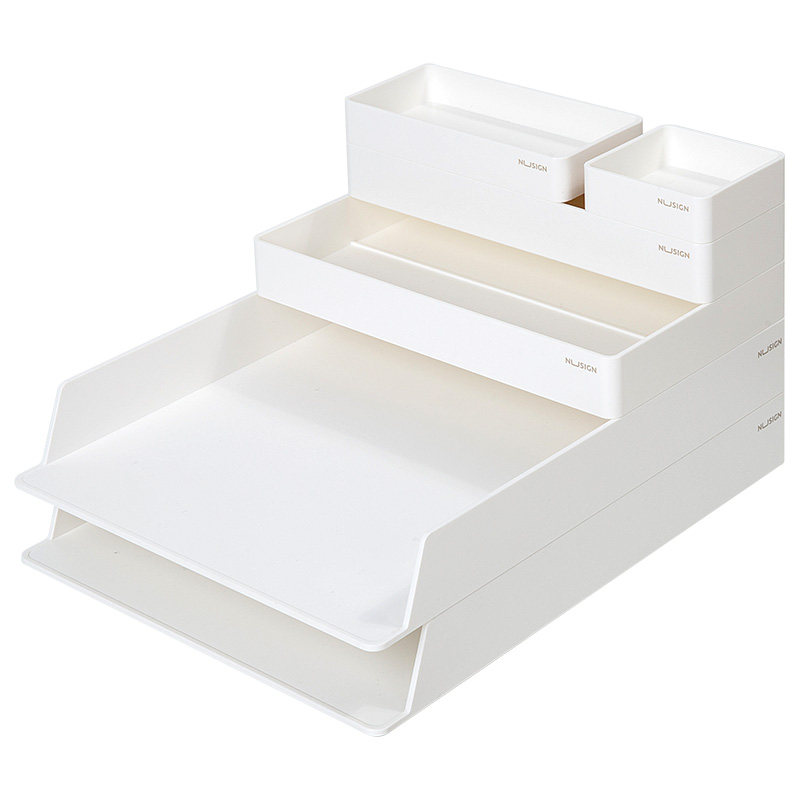 N NEW SAI 스토리지 세트 파일 랙 파일 상자 파일 스토리지 랙 스토리지 박스 사무용품 컬렉션